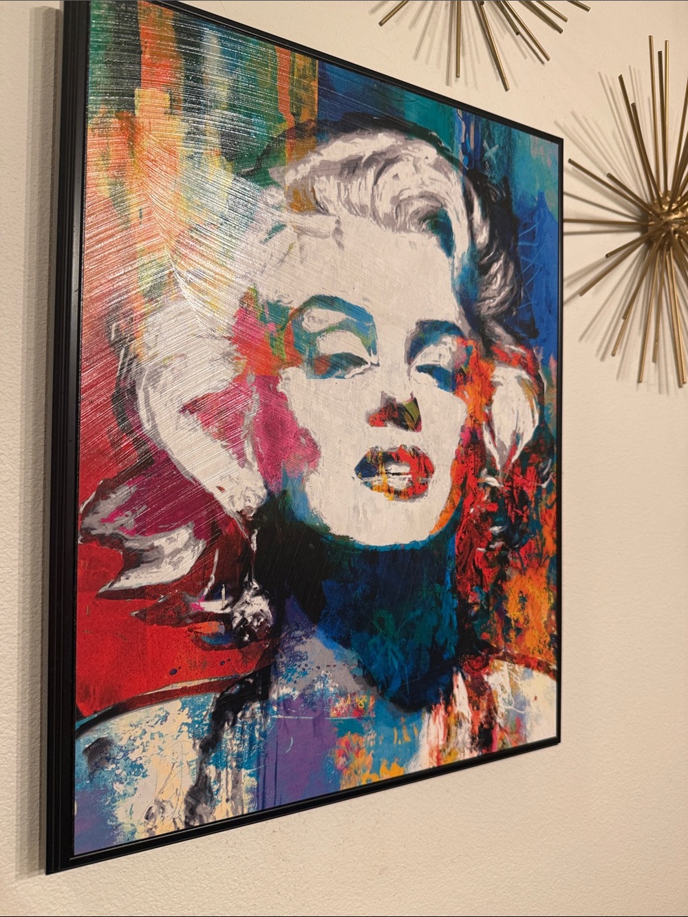 Hobby Lobby Colorful Pop Art Marilyn Monroe Wall Canvas